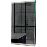 Specchio LED Verticale | Pulsante touch | Luce bianca neutra - Reyze Serie Edge Modello 8